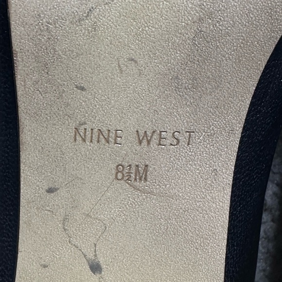 Nine West Black Loafers with Gold Accent - Picture 8 of 11